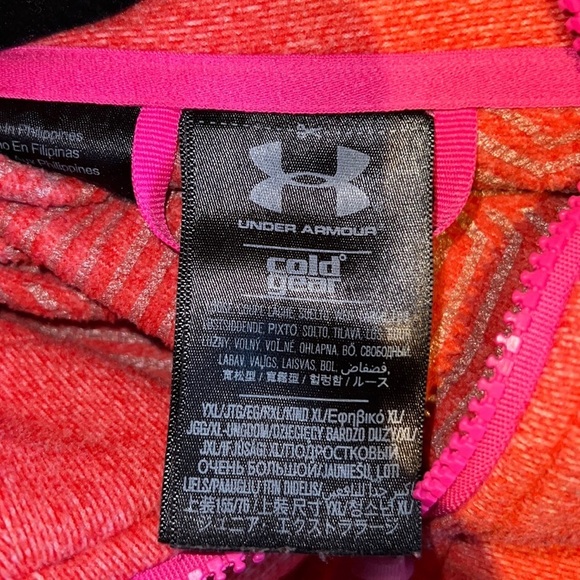 Under  Armour Cold Gear Infrared Fleece full zip Sweatshirt Sz S - Picture 11 of 15